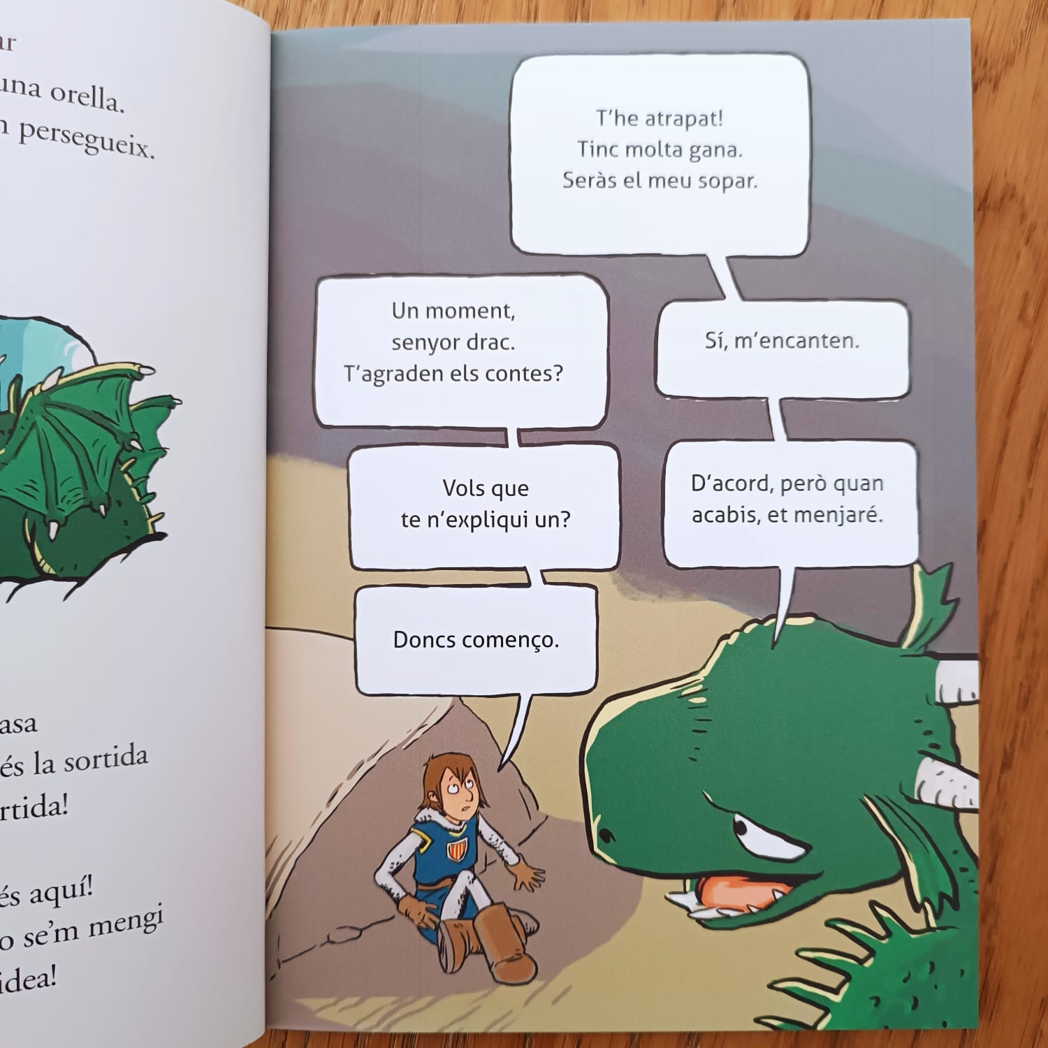 SANT JORDI I EL DRAC DEVORALLIBRES — imatge 2
