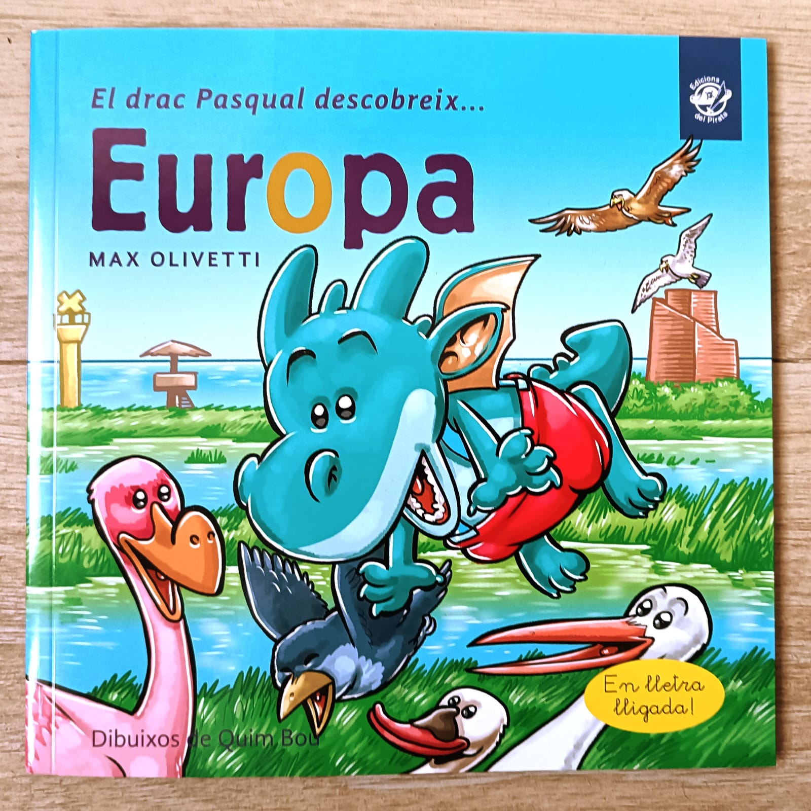 Portada del llibre EL DRAC PASQUAL DESCOBREIX EUROPA